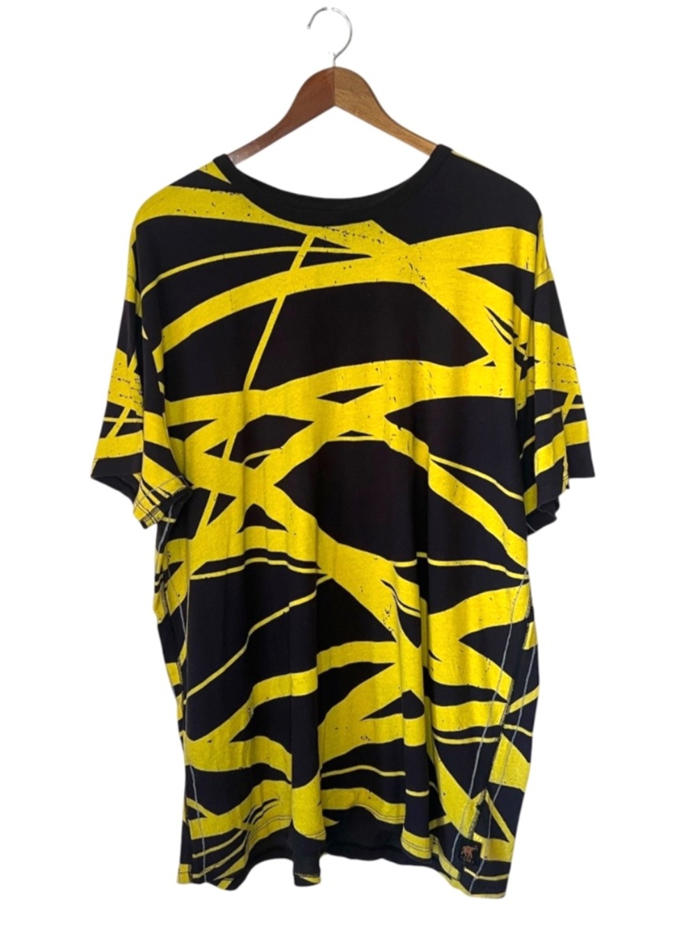 Rare EVH Edward Van Halen Trunk Ltd Bumblebee Yellow All Over Print T Shirt XXL